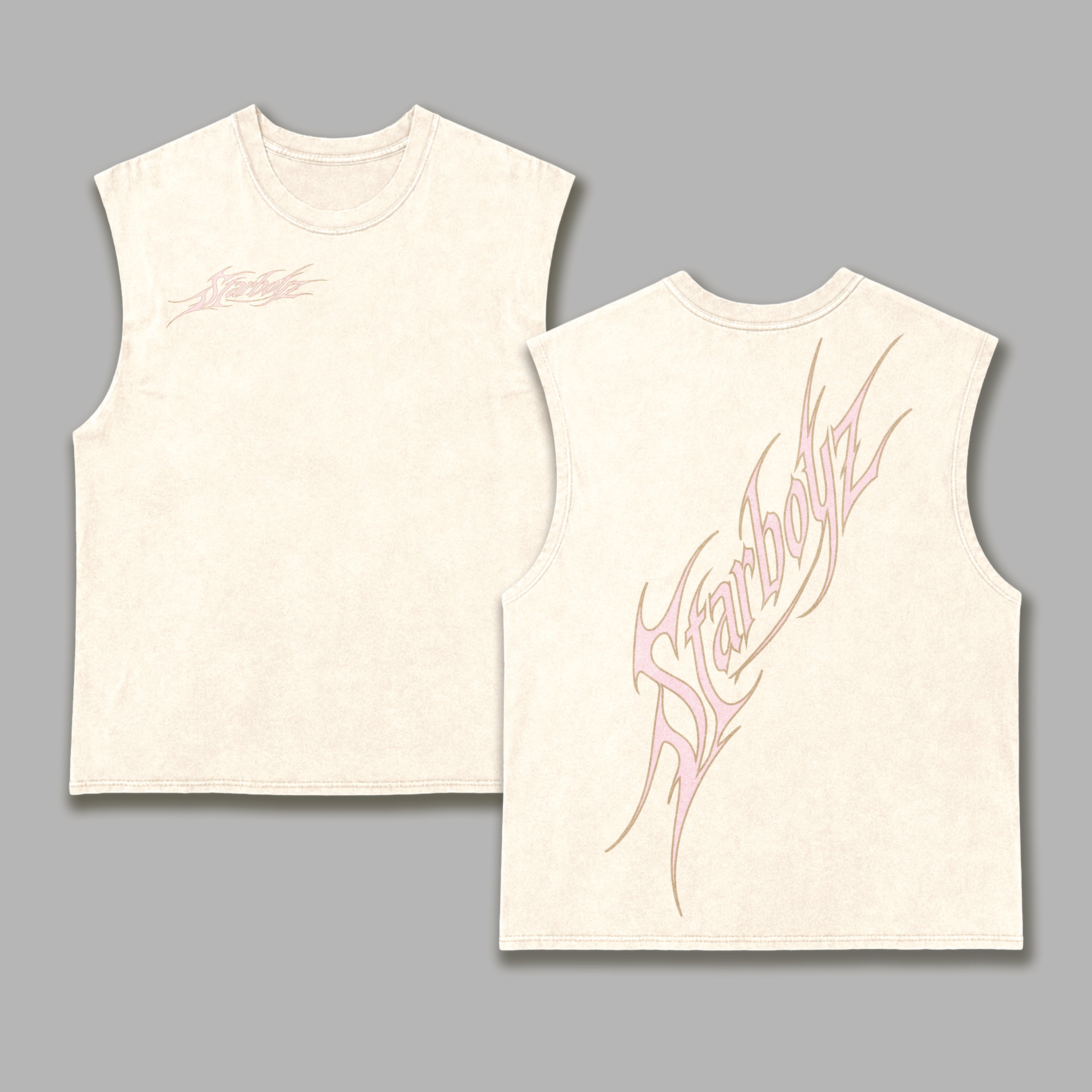 Jazeek & Luciano Starboyz STARBOYZ Tanktop Bundle White 454511